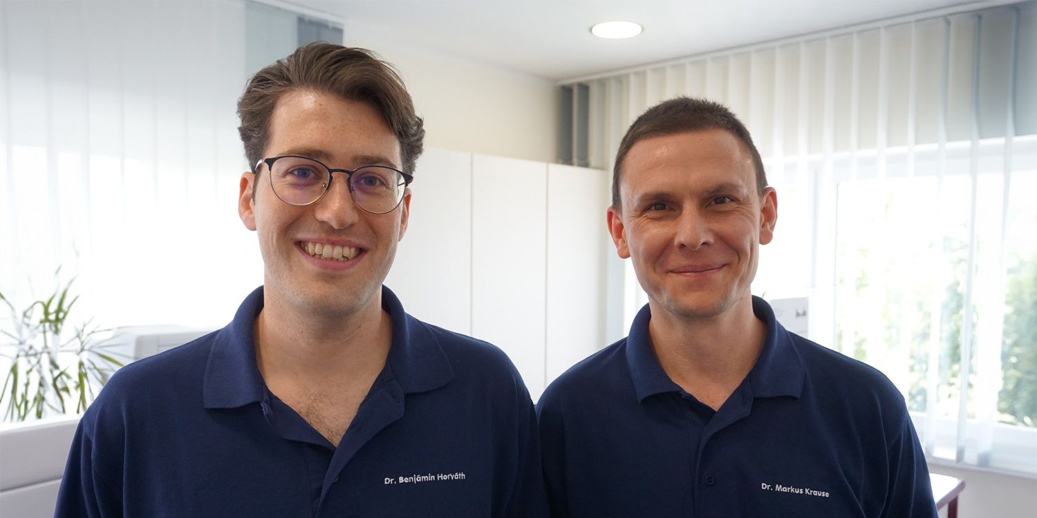 Dr. Horváth und Dr. Krause von der Hausarztpraxis -Eisenberg